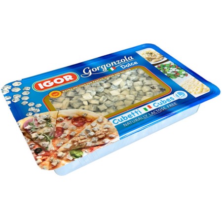 GORGONZOLA CUBETTATO VASCHETTA GR.500